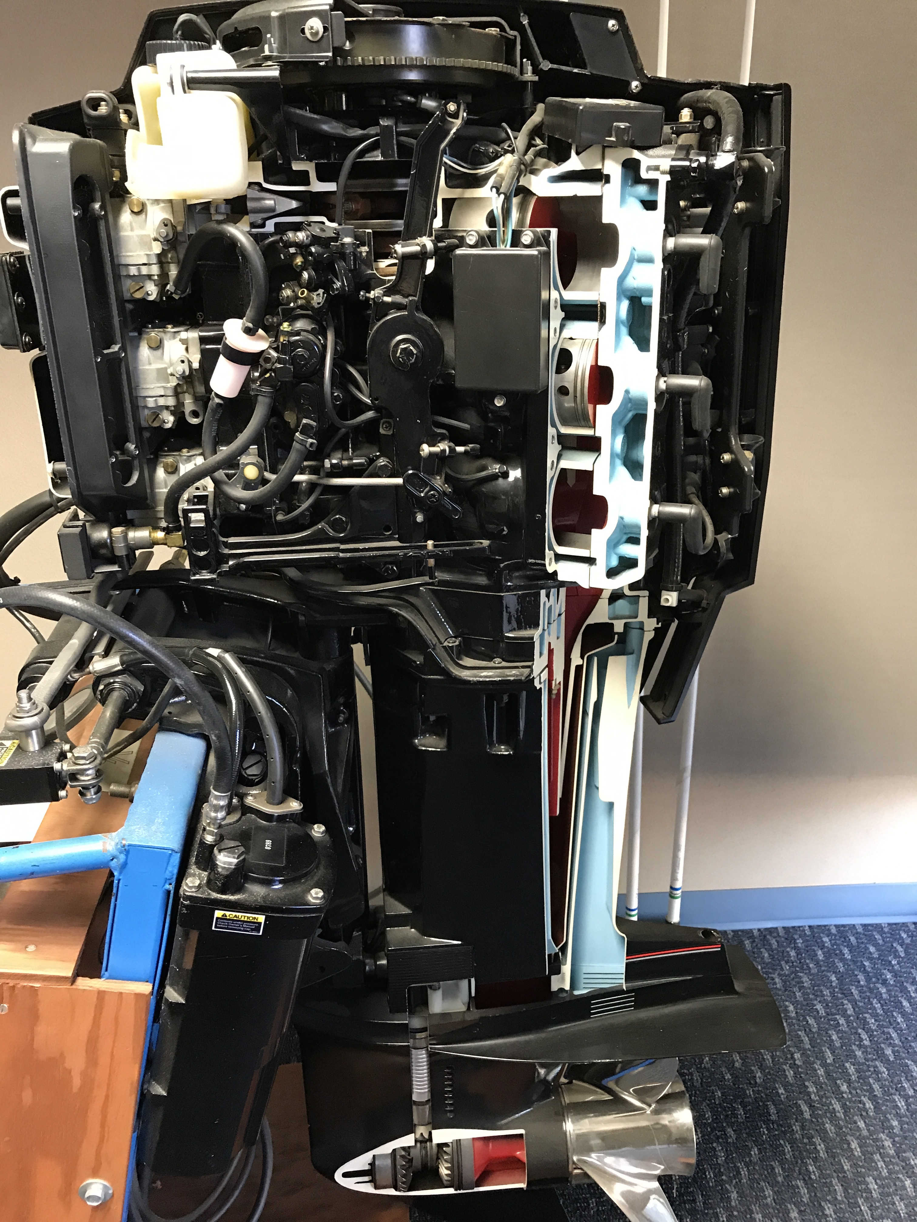 Internals of a Mercury Outboard engine